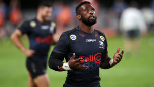 Siya Kolisi of the Sharks during the 2021 Preparation Series match between Sharks and Bulls at the Jonsson Kings Park in Durban on 26 March 2021