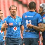 Bismarck du Plessis of the Vodacom Bulls during the United Rugby Championship 2021/22 game between the Emirates Lions and the Vodacom Bulls at Emirates Airline Park in Johannesburg on 29 January 2022 ©Christiaan Kotze/BackpagePix