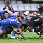 Sharks were dominant in the scrums during the United Rugby Championship 2021/22 match between the Sharks and Stormers held at Kings Park in Durban on 29 January 2021 ©Gerhard Duraan/BackpagePix