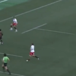 Watch: Showboating results in non-try