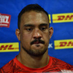CAPE TOWN, SOUTH AFRICA - DECEMBER 03: Stormers Captain, Salmaan Moerat during the DHL Stormers press conference at DHL Stadium on December 03, 2021 in Cape Town, South Africa.