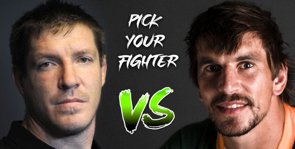 Pick your fighter: Eben or Bakkies?