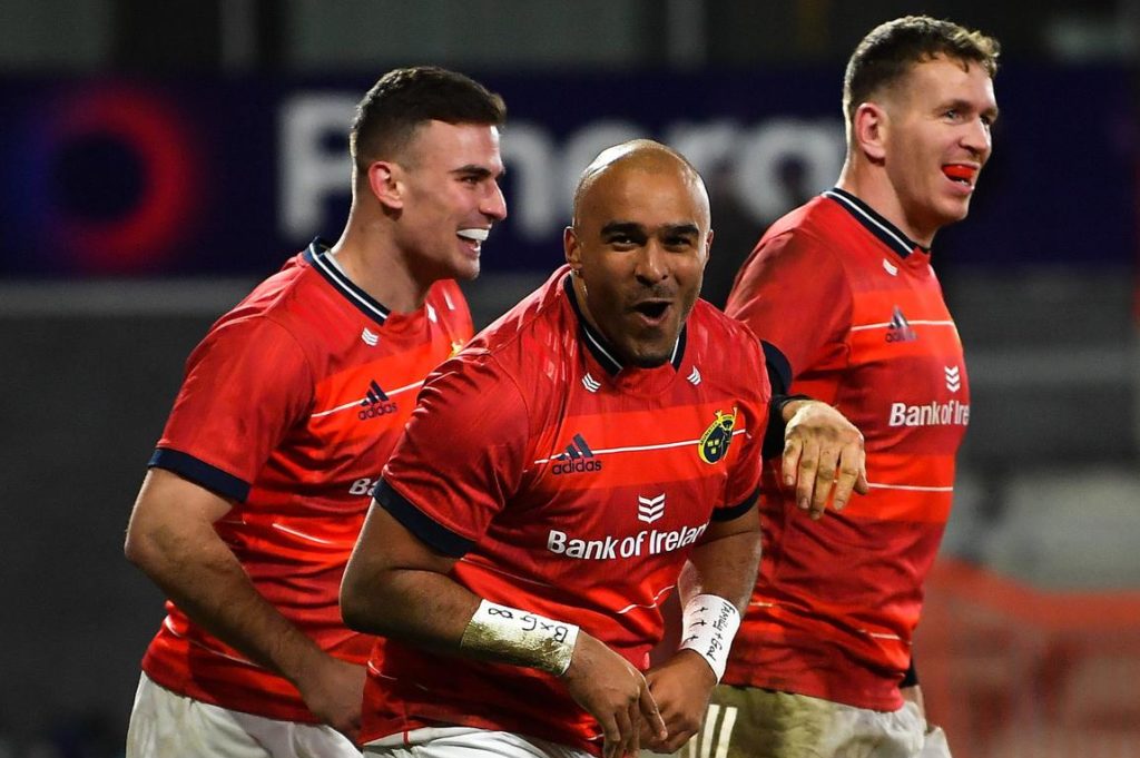 Zebo hat-trick pushes Munster into top 3