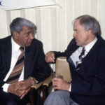 Ebrahim Patel with coach Ian McIntosh