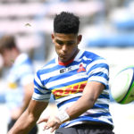 CAPE TOWN, SOUTH AFRICA - OCTOBER 16: Sacha Mngomezulu of WP during the SA Rugby U20 Cup Semi Final match between DHL Western Province U20 and Vodacom Bulls U20 at DHL Newlands on October 16, 2021 in Cape Town, South Africa.