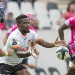 NELSPRUIT, SOUTH AFRICA - FEBRUARY 19: Siya Masuku of the Free State Cheetahs during the Carling Currie Cup match between Airlink Pumas and Toyota Cheetahs at Mbombela Stadium on February 19, 2022 in Nelspruit, South Africa. (Photo by Dirk Kotze/Gallo Images)