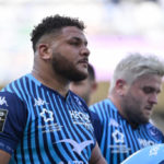 Mohamed Haouas of Montpellier during the Top 14 match between Montpellier and Bayonne at GGL Stadium on May 11, 2021 in Montpellier, France.