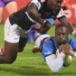 PRETORIA, SOUTH AFRICA - MARCH 16: Madosh Tambwe of the Bulls during the Carling Currie Cup match between Vodacom Bulls and Cell C Sharks at Loftus Versfeld on March 16, 2022 in Pretoria, South Africa. (Photo by Lee Warren/Gallo Images)