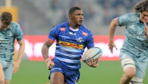 Warrick Gelant of the Stormers during the United Rugby Championship 2021/22 game between the Stormers and Leinster at Cape Town Stadium on 30 April 2022 © Ryan Wilkisky/BackpagePix