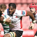 Vincent Tshituka of Lions during the United Rugby Championship rugby match between Emirates Lions and Benetton at Emirates Airline Park on the 30 April 2022 © Sydney Mahlangu/BackpagePix
