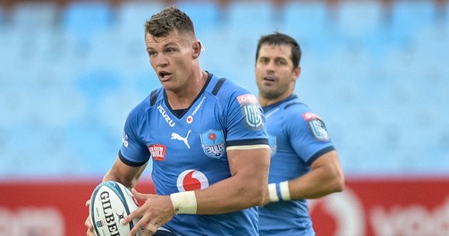 PRETORIA, SOUTH AFRICA - FEBRUARY 05: Elrigh Louw of the Vodacom Bulls during the United Rugby Championship match between Vodacom Bulls and Emirates Lions at Loftus Versveld Stadium on February 05, 2022 in Pretoria, South Africa. (Photo by Christiaan Kotze/Gallo Images)