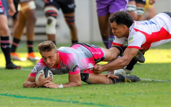 NELSPRUIT, SOUTH AFRICA - APRIL 06: Sebastian De Klerk of the Pumas during the Carling Currie Cup match between Airlink Pumas and Sigma Lions at Mbombela Stadium on April 06, 2022 in Nelspruit, South Africa. (Photo by Dirk Kotze/Gallo Images)