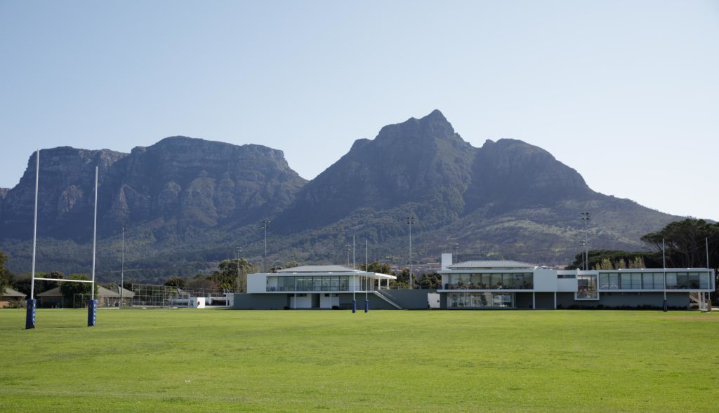 CAPE TOWN, SOUTH AFRICA - AUGUST 30: A general view of the Bishops Diocesan College on August 30, 2021 in Cape Town, South Africa. The school was established in 1849 by Bishop Robert Gray and opened its doors in Mayniers Cottage in the grounds of the Bishops residence, Protea, now called Bishopscourt.