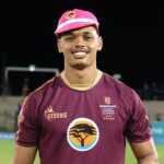 Nevaldo Fleurs of Maties during the 2022 Varsity Cup round 9 match between the FNB Maties and FNB UWC at the Danie Craven Stadium, Stellenbosch, SOUTH AFRICA