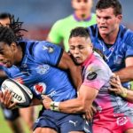 PRETORIA, SOUTH AFRICA - MAY 27: Stedman Gans of the Vodacom Bulls during the Carling Currie Cup match between Vodacom Bulls and Airlink Pumas at Loftus Versfeld on May 27, 2022 in Pretoria, South Africa. (Photo by Christiaan Kotze/Gallo Images)