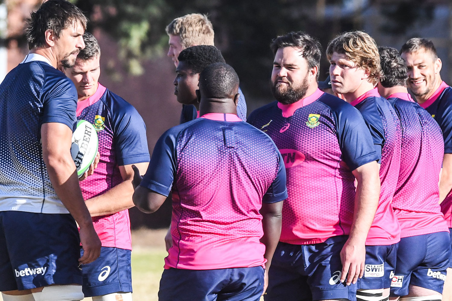 PRETORIA, SOUTH AFRICA - JUNE 21: Springbok players during the South African men's national rugby team training session at Loftus Versfeld, B Field on June 21, 2022 in Pretoria, South Africa. (Photo by Sydney Seshibedi/Gallo Images)