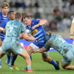 Evan Roos and Deon Fourie in action for Stormers