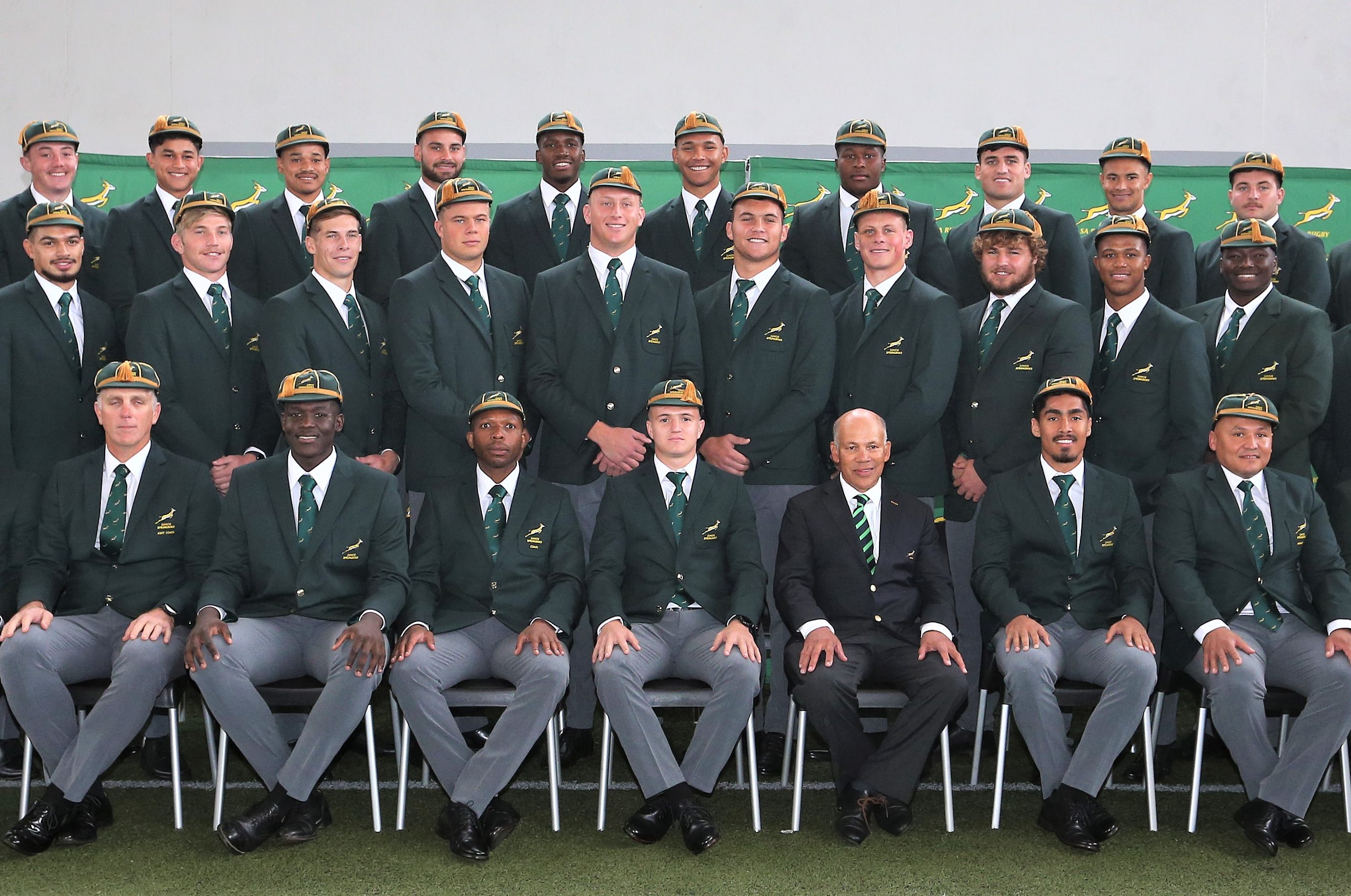 2022 Junior Springbok Squad during the Junior Springbok Capping Ceremony for the 2022 International Under-20 Summer Series held at Paul Roos Gymnasium Markotter Clubhouse in Stellenbosch on 14 June 2022 ©Shaun Roy/BackpagePix