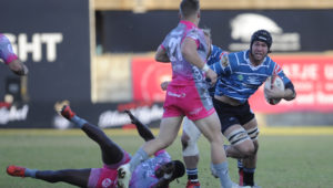 of Windhoek Draught Griquas during the Carling Currie Cup 2022 Final between the Griquas and Pumas held at Windhoek Draught Park in Kimberley on 25 June 2022
