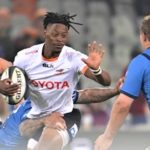 BLOEMFONTEIN, SOUTH AFRICA - JUNE 11: Daniel Kasende of the Toyota Cheetahs during the Carling Currie Cup match between Toyota Cheetahs and Vodacom Bulls at Toyota Stadium on June 11, 2022 in Bloemfontein, South Africa. (Photo by Johan Pretorius/Gallo Images)