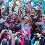The Pumas celebrate winning the 2022 Currie Cup