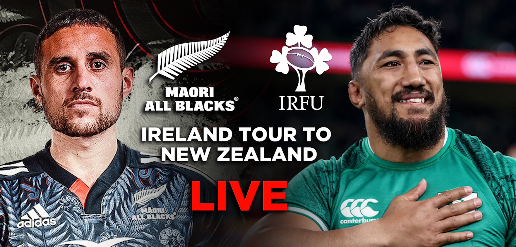 LIVE Maori All Blacks vs Ireland
