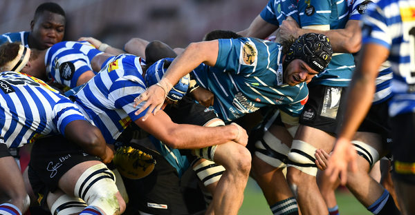 STELLENBOSCH, SOUTH AFRICA - JUNE 03: Hanru Sirgel of Griquas during the Carling Currie Cup match between DHL Western Province and Windhoek Draught Griquas at Danie Craven Stadium on June 03, 2022 in Stellenbosch, South Africa. (Photo by Ashley Vlotman/Gallo Images)