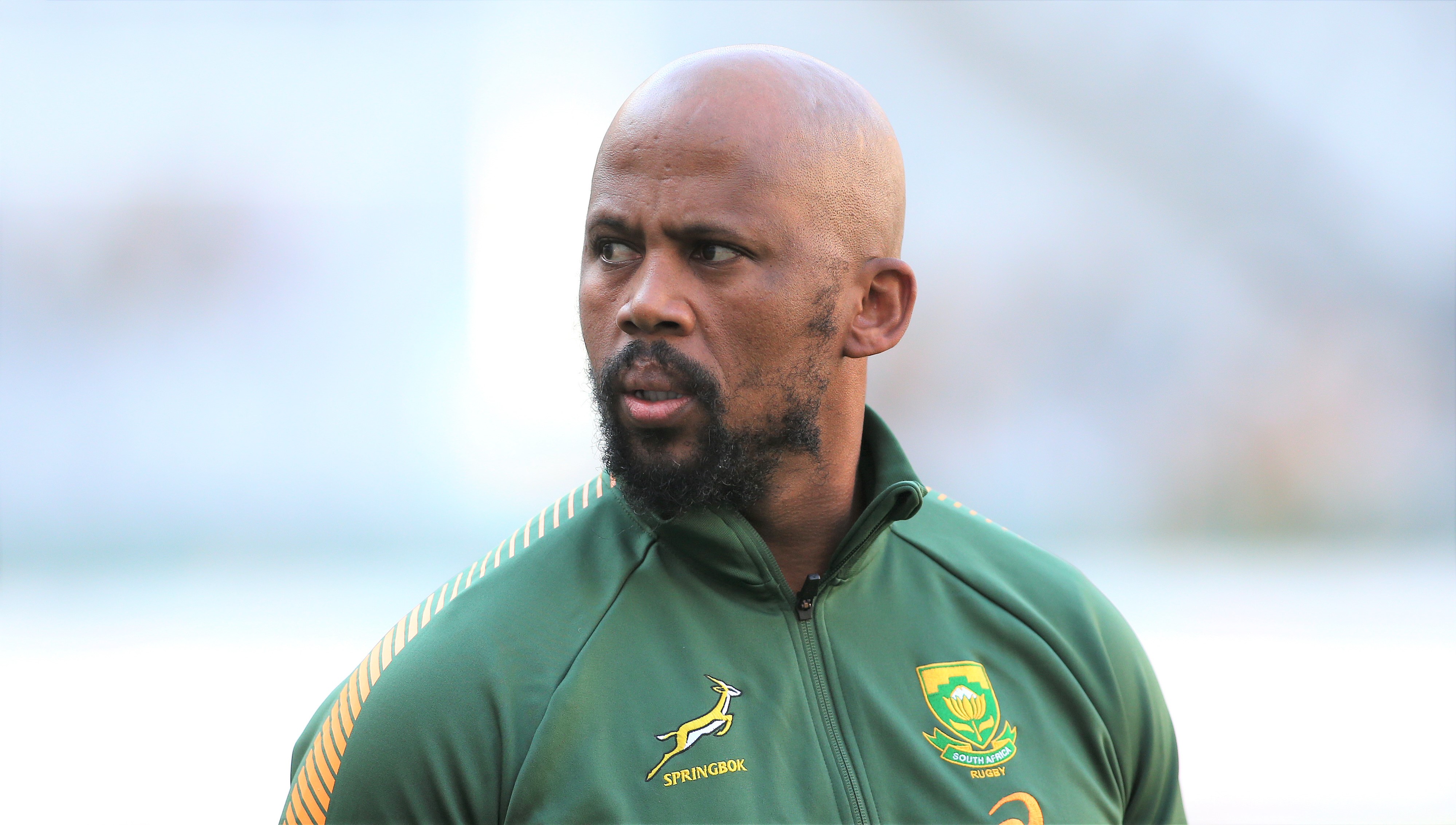 South Africa assistant coach Mzwandile Stick during the 2022 Castle Lager Incoming Series match between South Africa and Wales held at Cape Town Stadium in Cape Town, South Africa on 16 July 2022 ©Shaun Roy/BackpagePix