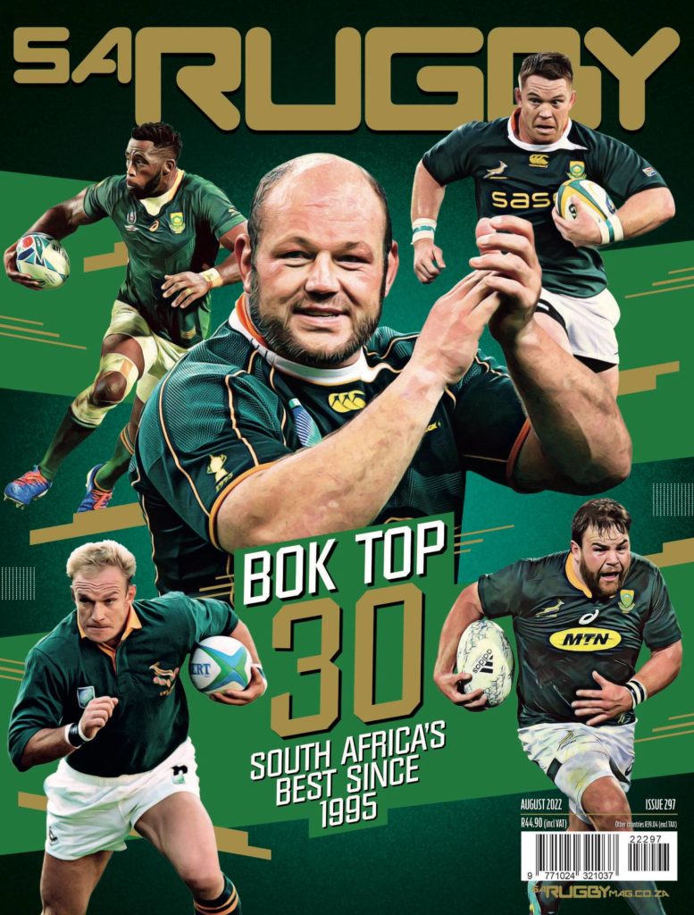 SA Rugby magazine cover Top 30 Springboks