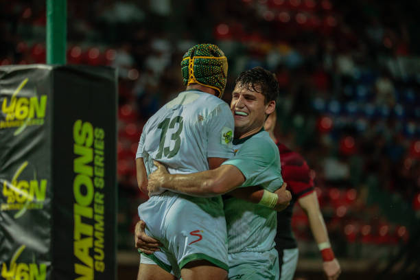Ethan James (South Africa) happiness during the Rugby Six Nations match 2022 U20 6 Nations Summer Series - South Africa vs Wales on July 12, 2022 at the Monigo stadium in Treviso, Italy