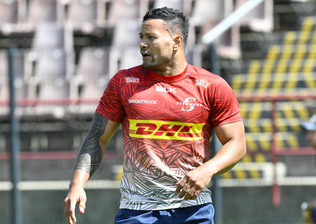 STELLENBOSCH, SOUTH AFRICA - SEPTEMBER 21: Alapati Leiua during the DHL Stormers training session and press conference at Danie Craven Stadium on September 21, 2022 in Stellenbosch, South Africa.