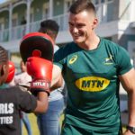 Watch: Bok gets 'punched' at airport