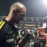 Watch: Leyds stuns league leaders, downs beer with fans