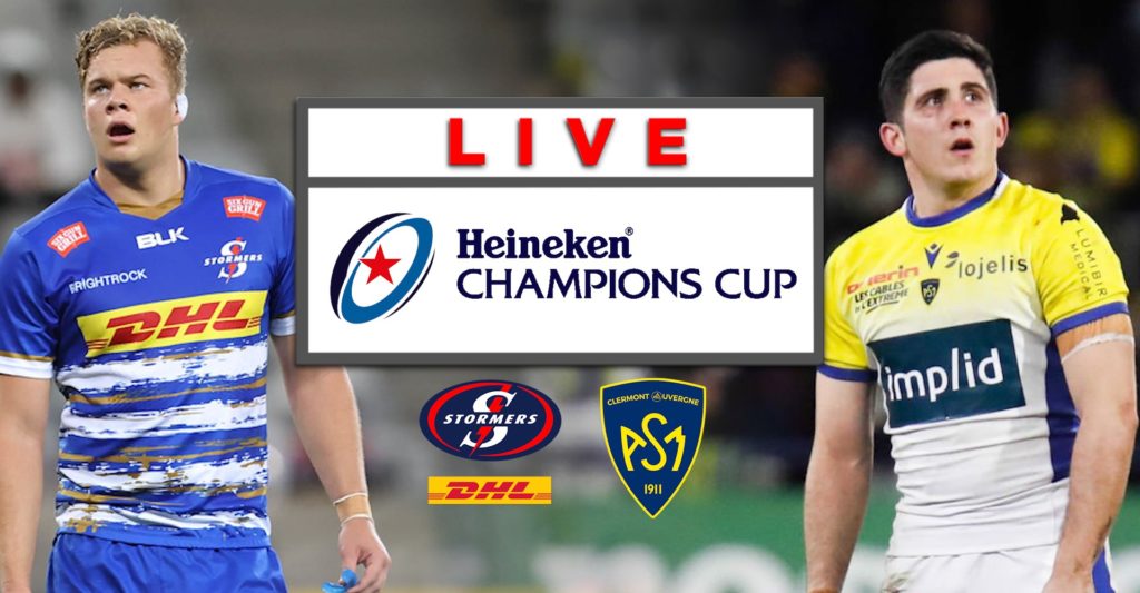 LIVE: Stormers vs Clermont
