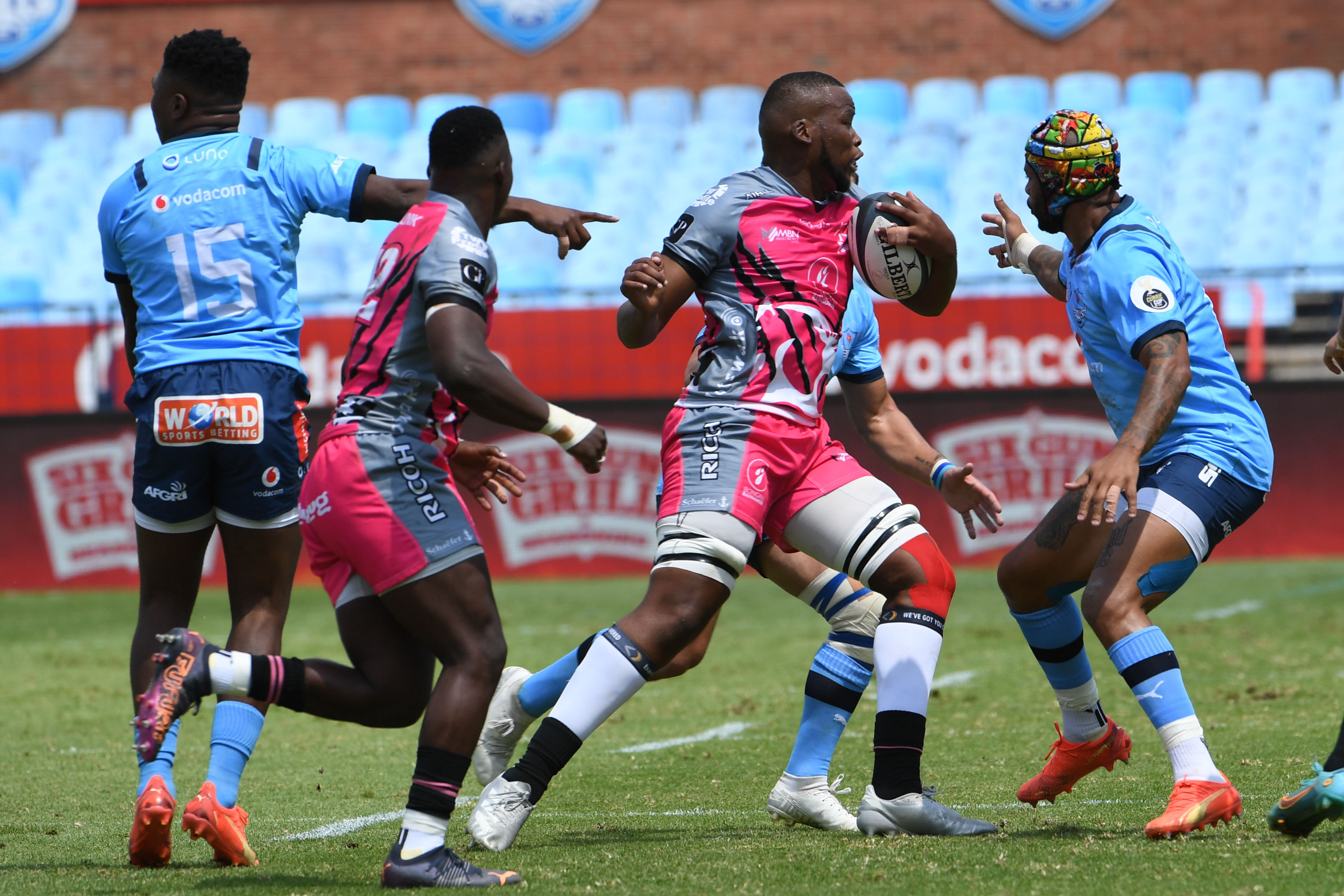 PRETORIA, SOUTH AFRICA - MARCH 12: Kwanda Dimaza of the Pumas during the Currie Cup, Premier Division match between Vodacom Bulls and Airlink Pumas at Loftus Versfeld on March 12, 2023 in Pretoria, South Africa. (Photo by Lee Warren/Gallo Images)