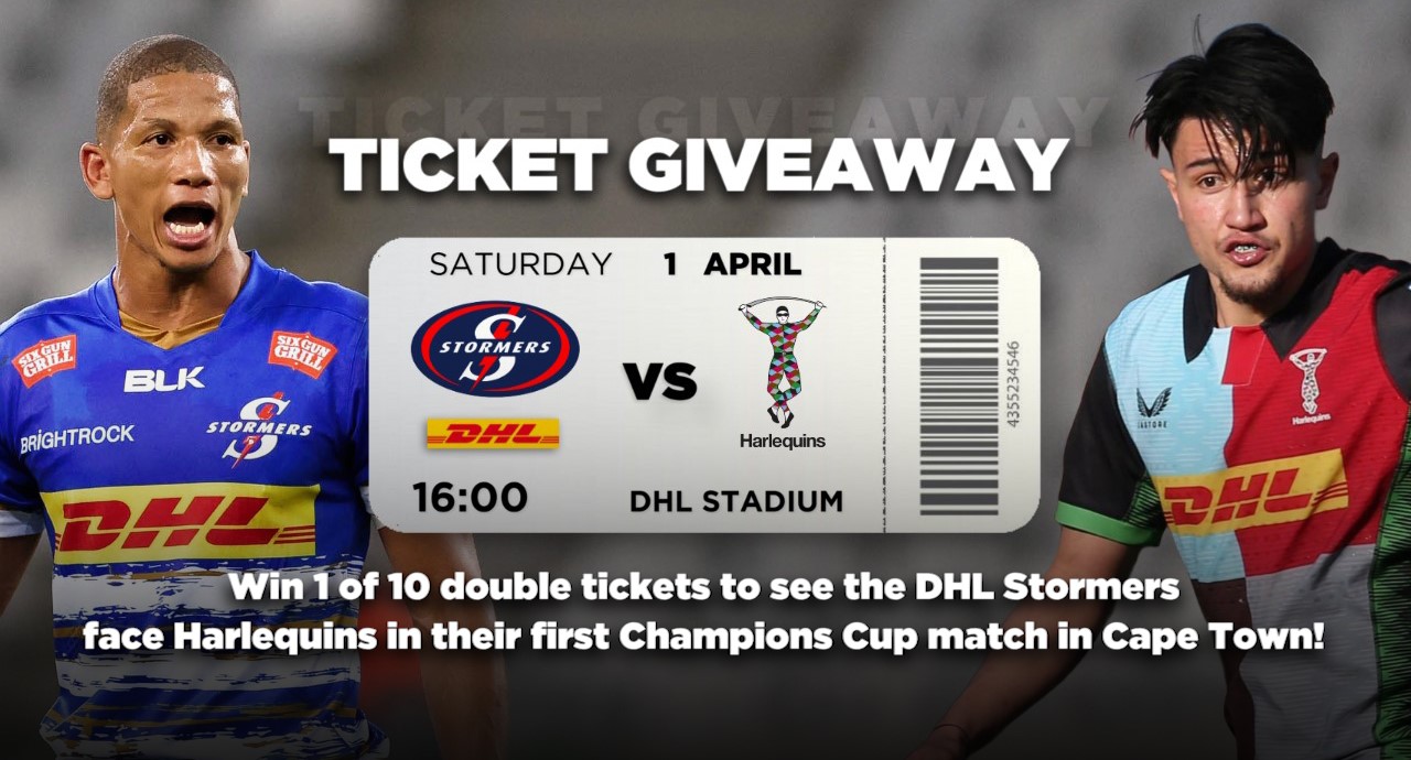 WIN Tickets to DHL Stormers vs Harlequins