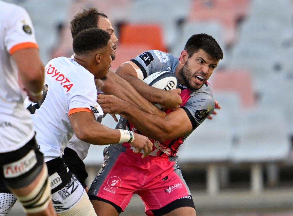 BLOEMFONTEIN, SOUTH AFRICA - MARCH 31:Wian van Niekerk of the Airlink Pumas during the Currie Cup, Premier Division match between Toyota Cheetahs and Airlink Pumas at Toyota Stadium on March 31, 2023 in Bloemfontein, South Africa.