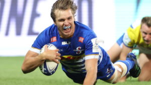 CAPE TOWN, SOUTH AFRICA - JANUARY 21: Dan du Plessis of the Stormers during the Heineken Champions Cup match between DHL Stormers and ASM Clermont Auvergne at DHL Stadium on January 21, 2023 in Cape Town, South Africa. (Photo by Carl Fourie/Gallo Images)