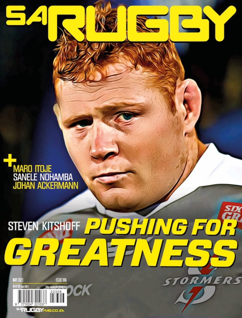 SA Rugby magazine cover Kitshoff