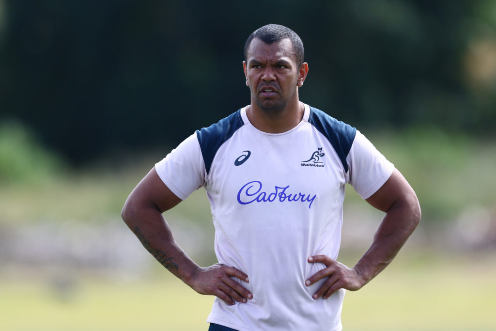 Kurtley Beale during a Wallabies training session in Gold Coast