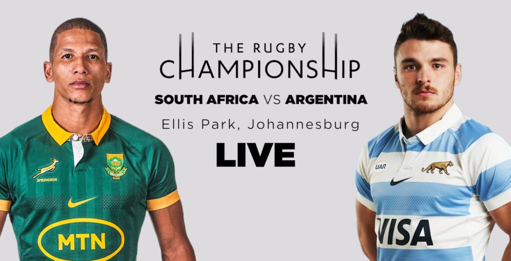 LIVE: Springboks vs Los Pumas