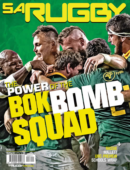 SA Rugby magazine cover October 2023