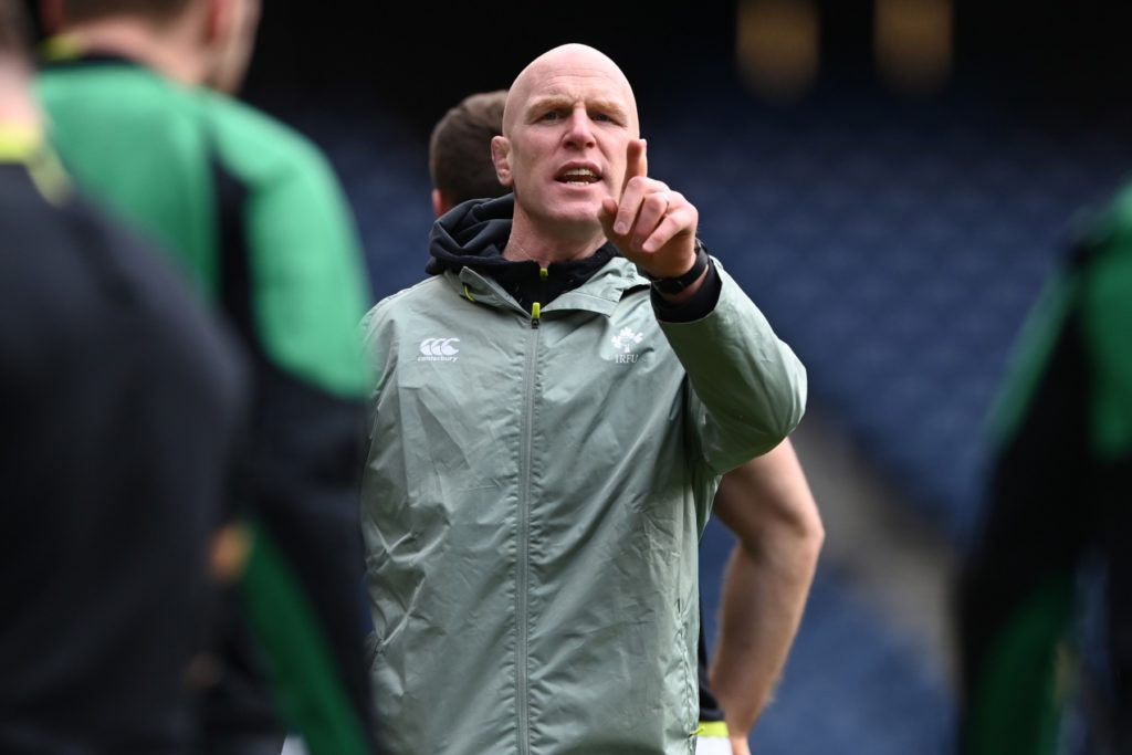 Ireland's forwards coach Paul O'Connell