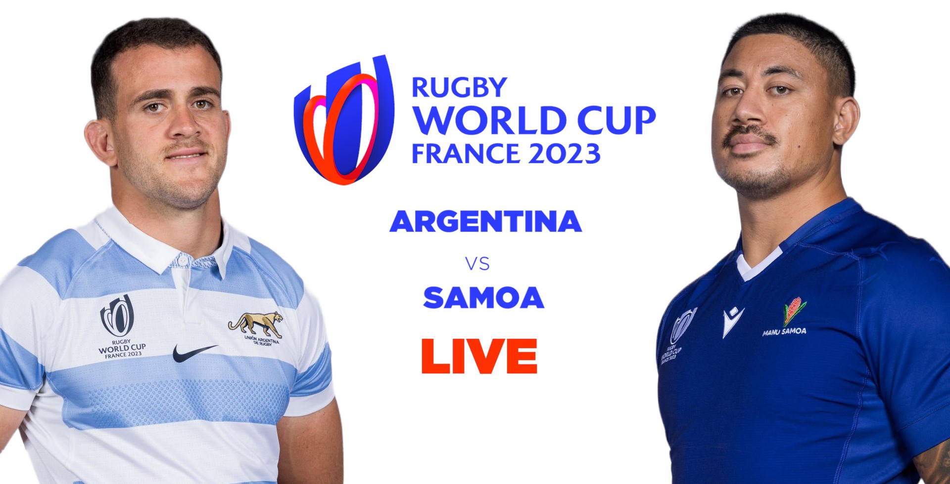 Argentina vs Samoa RWC LIVE