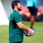 DOMONT, FRANCE - SEPTEMBER 19: Marco van Staden of South Africa during the South Africa men's national rugby team training session at Stade Omnisports des Fauvettes on September 19, 2023 in Domont, France. (Photo by Steve Haag/Gallo Images)