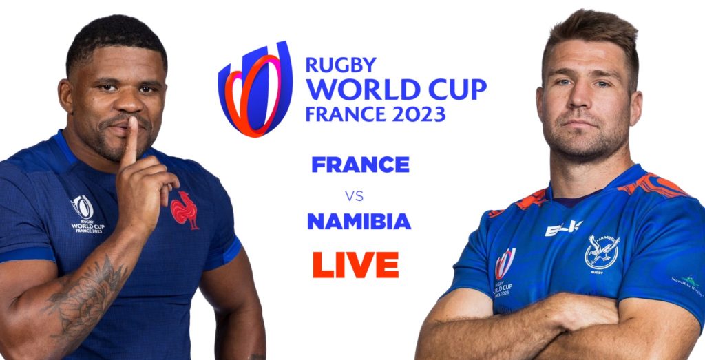 LIVE: France vs Namibia