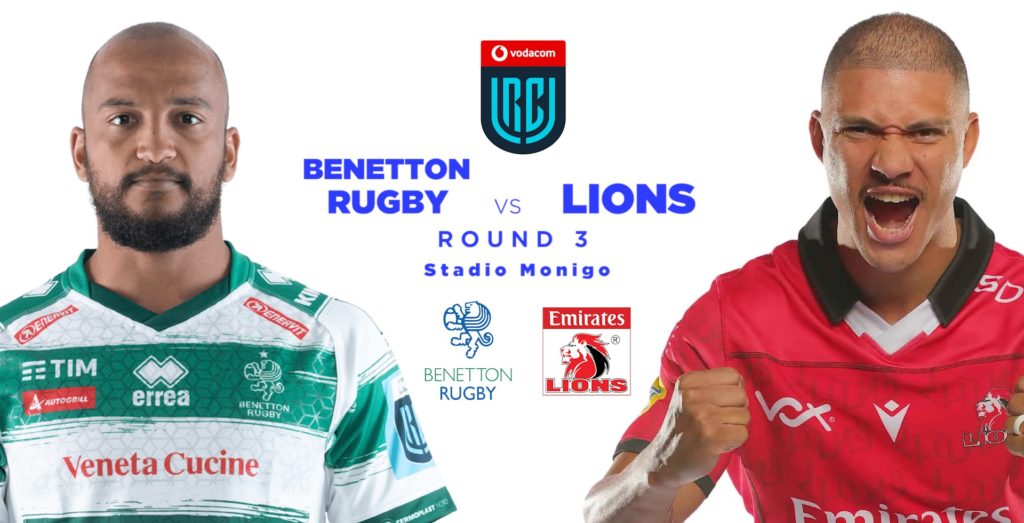 LIVE: Benetton vs Lions