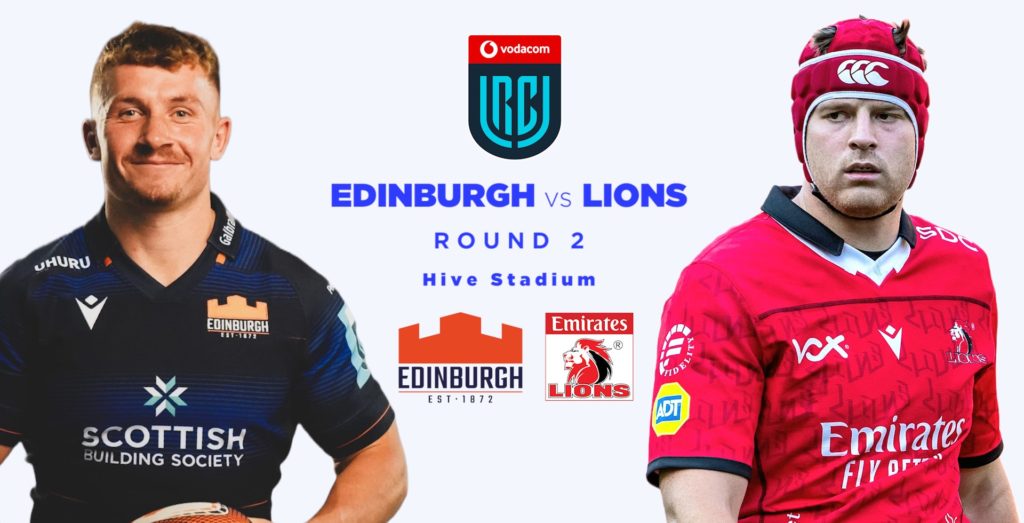 LIVE: Edinburgh vs Lions
