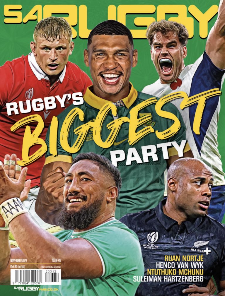 SA Rugby magazine cover November 2023