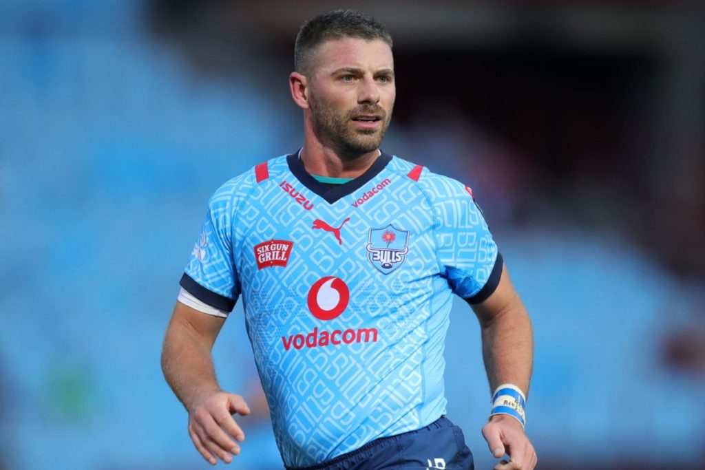 Willie le Roux of the Vodacom Bulls during the 2023 United Rugby Championships match between Bulls and Connacht at Loftus Stadium in Pretoria on 25 November 2023 ©Samuel Shivambu/BackpagePix